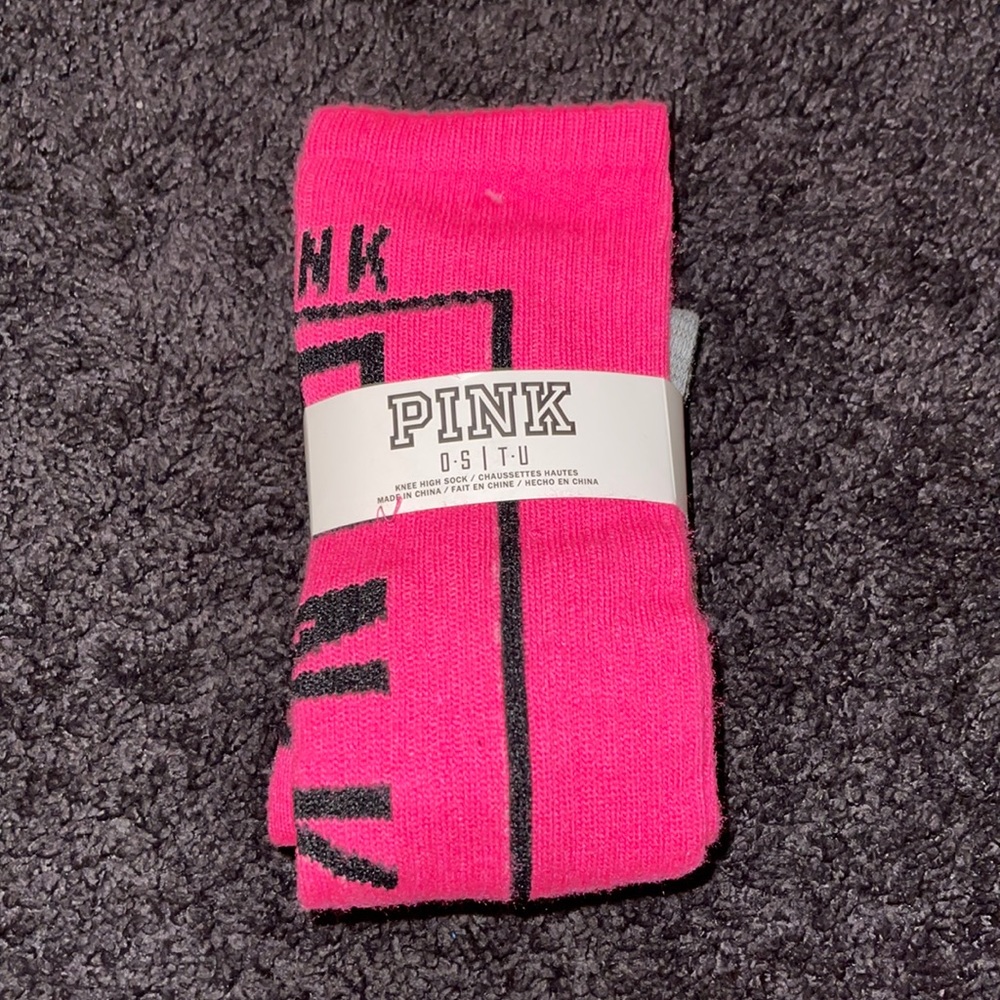 Pink socks  “All sales final”